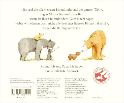 Buchcover und Innenansicht für das Buch: You're all my Favourites