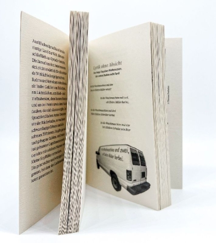 Buchcover und Innenansicht für das Buch: Im Bann des Eichelhechts und andere Geschichten aus Sprachland