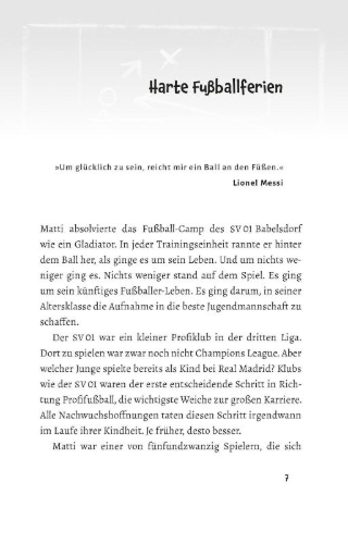 Buchcover und Innenansicht für das Buch: Underdogs United - Ein Team für alle