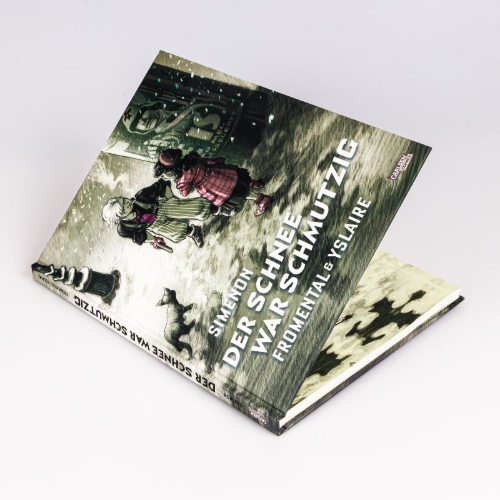 Buchcover und Innenansicht für das Buch: La neige était sale