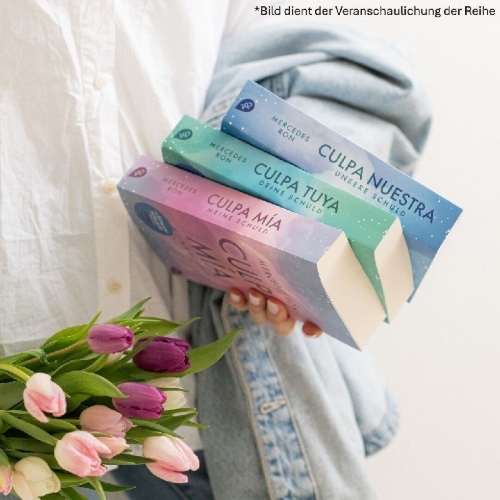 Buchcover und Innenansicht für das Buch: Ron, M: Culpa Nuestra - Unsere Schuld