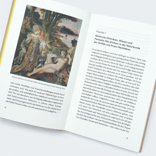 Buchcover und Innenansicht für das Buch: Das Einhorn