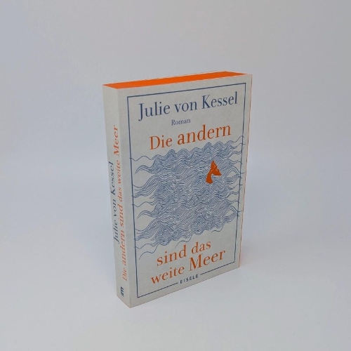 Buchcover und Innenansicht für das Buch: Die andern sind das weite Meer