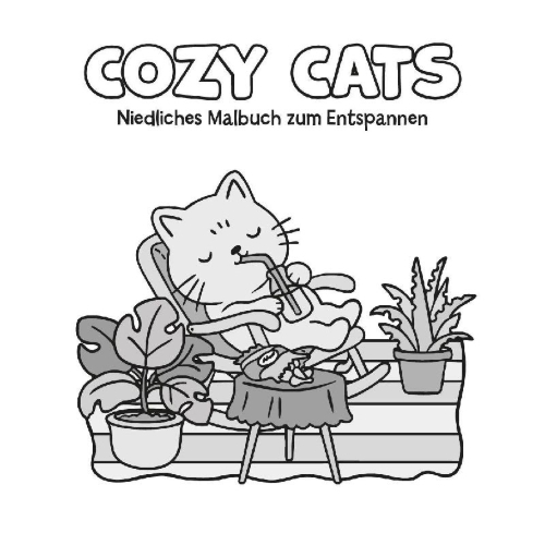 Buchcover und Innenansicht für das Buch: Cozy Cats