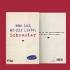 Buchcover und Innenansicht für das Buch: Was ich an dir liebe, Schwester