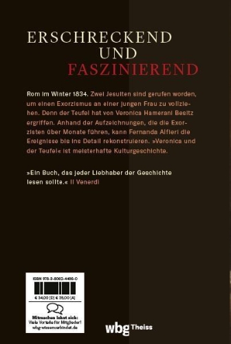 Buchcover und Innenansicht für das Buch: Veronica e il diavolo