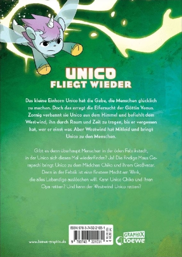 Buchcover und Innenansicht für das Buch: Unico hunted