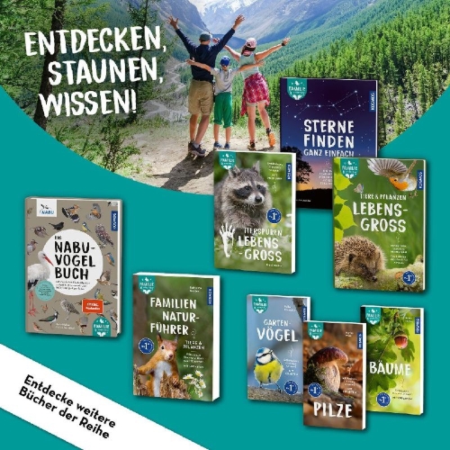 Buchcover und Innenansicht für das Buch: Familien-Naturführer