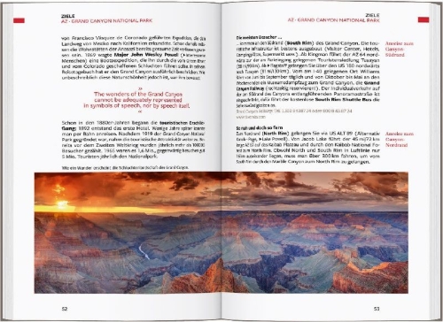 Buchcover und Innenansicht für das Buch: Baedeker Reiseführer USA Südwesten