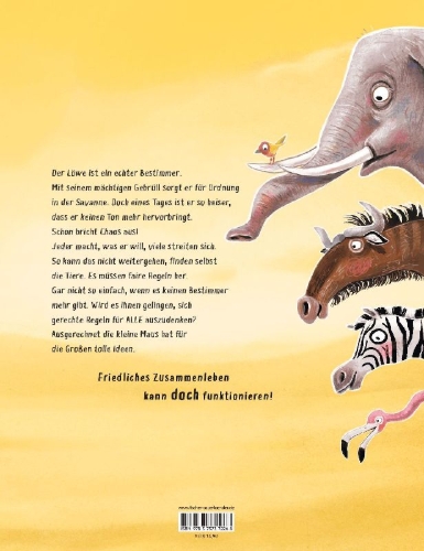 Buchcover und Innenansicht für das Buch: Genug gebrüllt, Löwe - jetzt bestimmen wir
