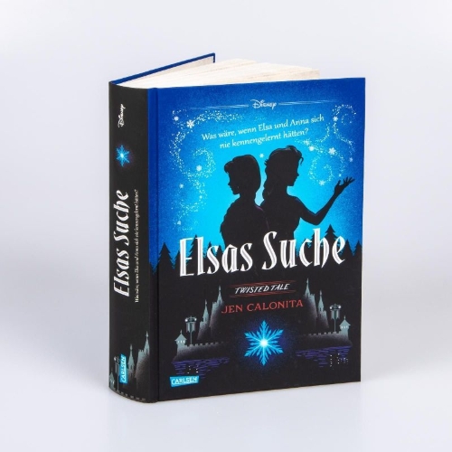 Buchcover und Innenansicht für das Buch: Disney. Twisted Tales: Elsas Suche (Die Eiskönigin)