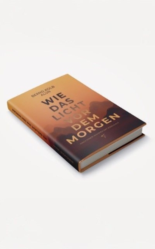 Buchcover und Innenansicht für das Buch: WIE DAS LICHT VOR DEM MORGEN