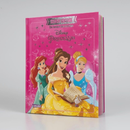 Buchcover und Innenansicht für das Buch: Disney Silver-Edition: Das große Buch mit den besten Geschichten - Disney Prinzessinnen