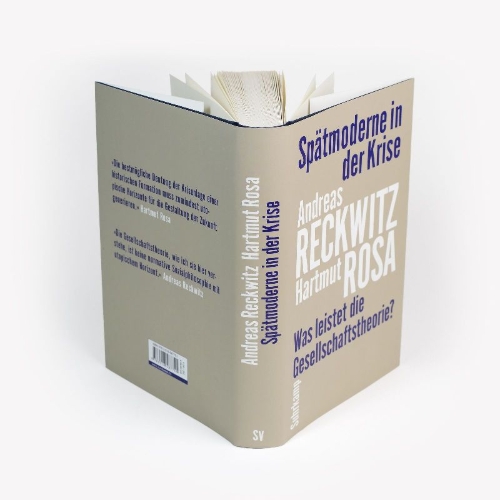Buchcover und Innenansicht für das Buch: Spätmoderne in der Krise
