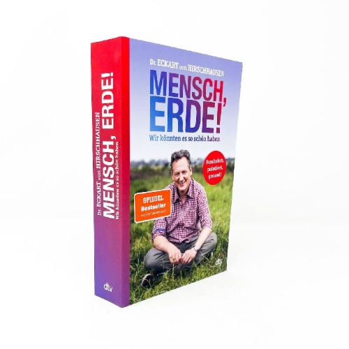 Buchcover und Innenansicht für das Buch: Mensch, Erde! Wir könnten es so schön haben