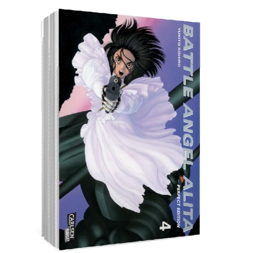 Buchcover und Innenansicht für das Buch: Battle Angel Alita - Perfect Edition 4