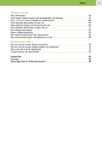 Buchcover und Innenansicht für das Buch: Sicher ins Gymnasium: 15-Minuten-Kurztests Englisch 4.Klasse