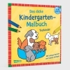 Buchcover und Innenansicht für das Buch: Ausmalbilder für Kita-Kinder: Das dicke Kindergarten-Malbuch: Tierkinder