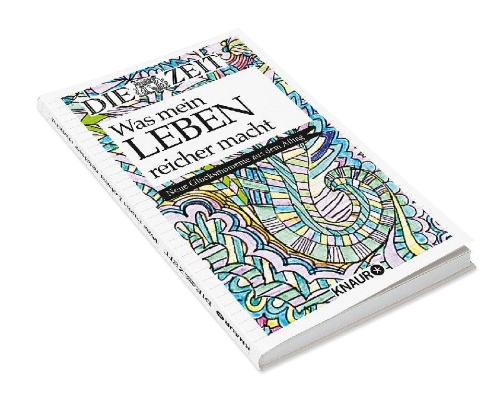 Buchcover und Innenansicht für das Buch: Die Zeit. Was mein Leben reicher macht