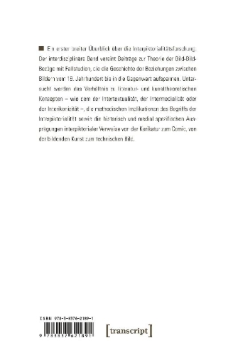 Buchcover und Innenansicht für das Buch: Interpiktorialität