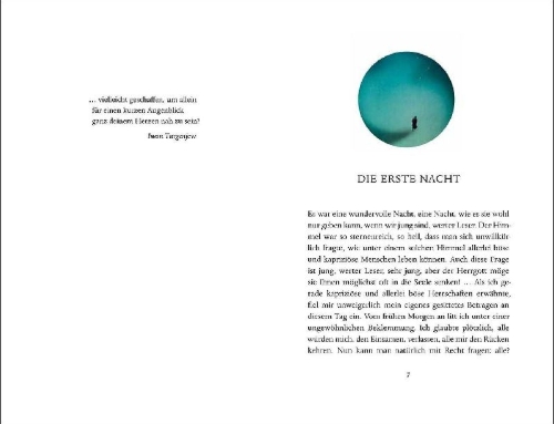 Buchcover und Innenansicht für das Buch: Weiße Nächte
