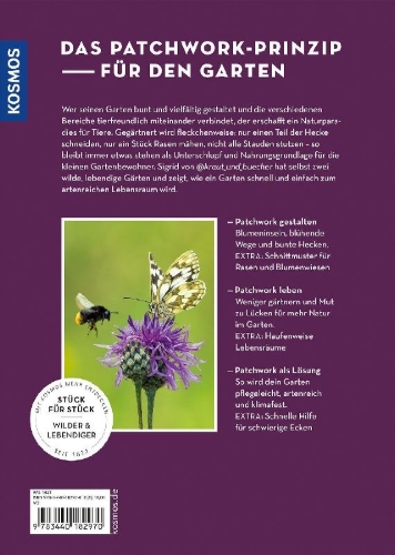 Buchcover und Innenansicht für das Buch: Patchwork-Gärtnern
