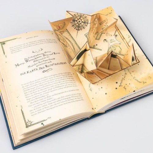 Buchcover und Innenansicht für das Buch: Harry Potter and the Prisoner of Azkaban