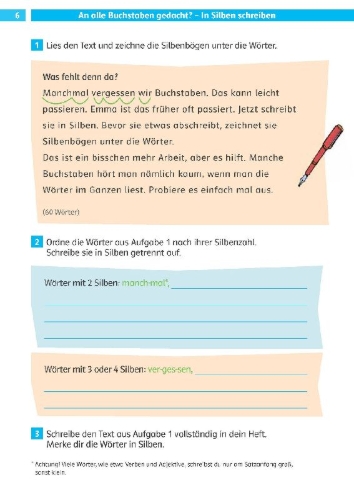 Buchcover und Innenansicht für das Buch: Die Deutsch-Helden. Diktate 3./4. Klasse