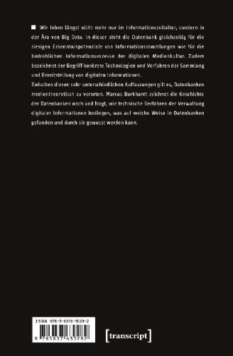 Buchcover und Innenansicht für das Buch: Digitale Datenbanken