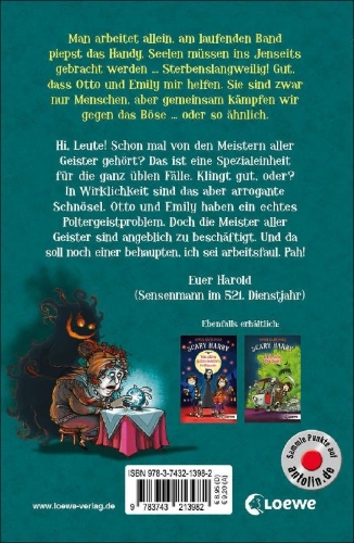 Buchcover und Innenansicht für das Buch: Scary Harry (Band 3) - Meister aller Geister