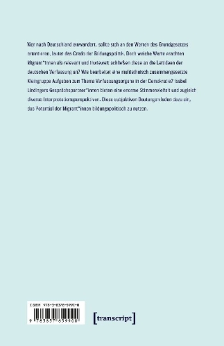 Buchcover und Innenansicht für das Buch: Politische Bildung für Zugewanderte im Orientierungskurs
