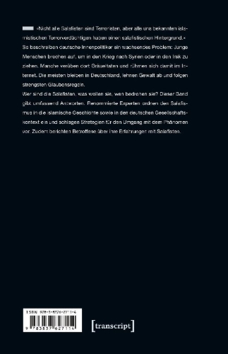 Buchcover und Innenansicht für das Buch: Salafismus in Deutschland