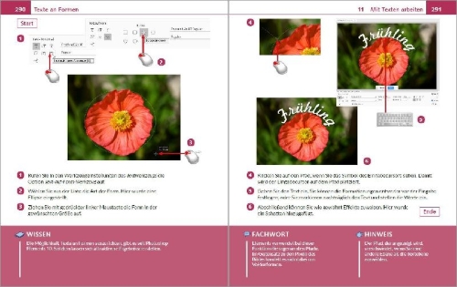 Buchcover und Innenansicht für das Buch: Photoshop Elements 2026 - Bild für Bild erklärt