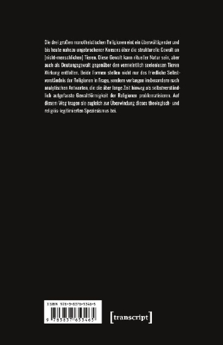 Buchcover und Innenansicht für das Buch: Religiöse Gewalt an Tieren