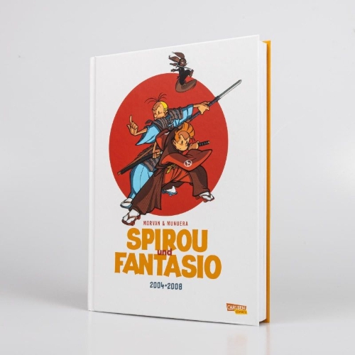 Buchcover und Innenansicht für das Buch: Spirou und Fantasio Gesamtausgabe 17: 2004-2008