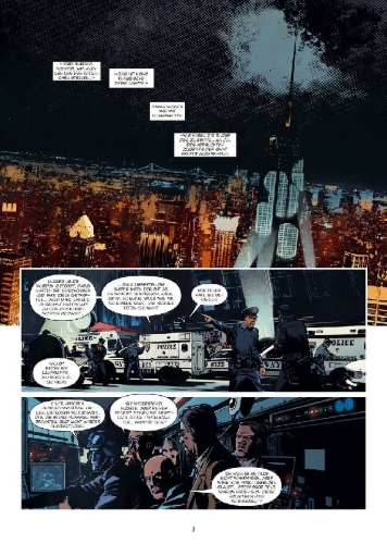 Buchcover und Innenansicht für das Buch: Vampire State Building. Band 2