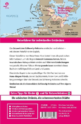 Buchcover und Innenansicht für das Buch: Reise Know-How Reiseführer Ostseeküste Schleswig-Holstein