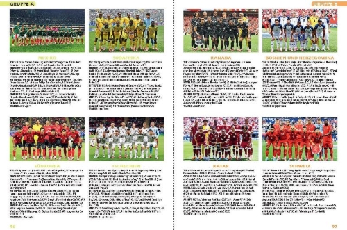 Buchcover und Innenansicht für das Buch: Fußball-WM 2026