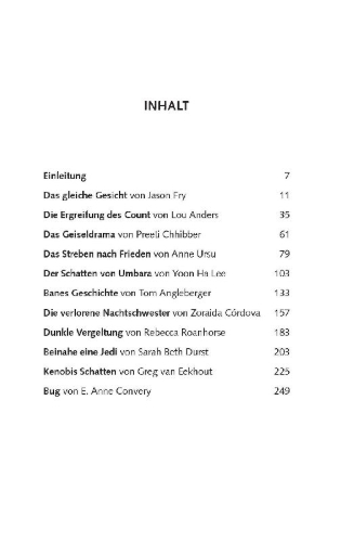 Buchcover und Innenansicht für das Buch: Star Wars: The Clone Wars - Stories of Light and Dark