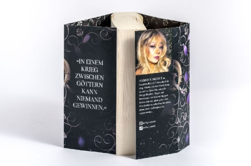 Buchcover und Innenansicht für das Buch: The Wrath of the Fallen (Gods & Monsters 04)
