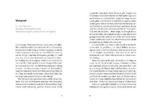 Buchcover und Innenansicht für das Buch: Inside Alcaraz - Die erste Biografie zum kommenden Superstar im Herrentennis