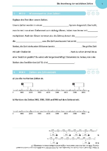Buchcover und Innenansicht für das Buch: Mathe üben bis es sitzt 5./6. Klasse
