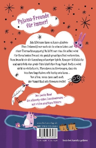 Buchcover und Innenansicht für das Buch: Incubo & Sognidoro - Un pigiama party terrificante