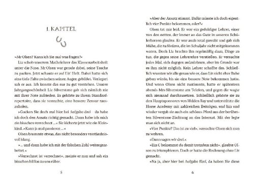 Buchcover und Innenansicht für das Buch: Horse Academy - Stürmische Zeiten