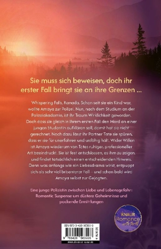 Buchcover und Innenansicht für das Buch: Whispering Falls - Dunkle Geheimnisse