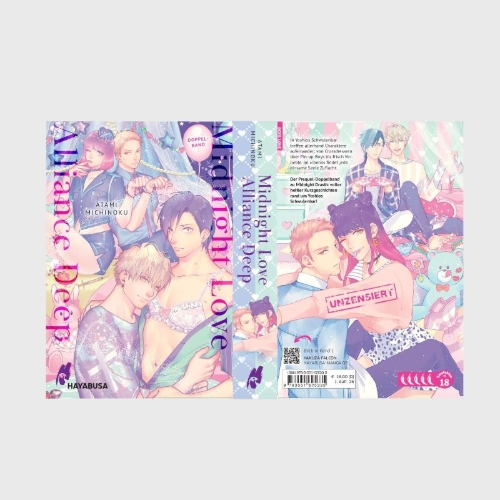 Buchcover und Innenansicht für das Buch: Mayonaka Love Alliance