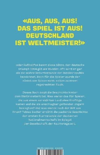 Buchcover und Innenansicht für das Buch: Die Weltmeister von Bern