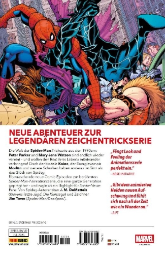 Buchcover und Innenansicht für das Buch: Spider-Man '94 (2025) #1-#5