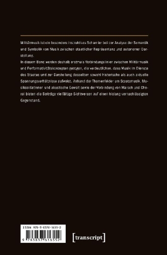 Buchcover und Innenansicht für das Buch: Paradestück Militärmusik