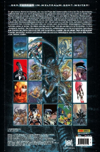 Buchcover und Innenansicht für das Buch: Aliens Classic Collection